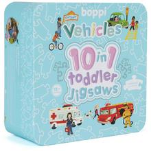 Puzzle boppi skladačka 10 v 1 - Auta - BTJ10-004 - Stolní | FLORASYSTEM