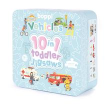 Puzzle boppi skladačka 10 v 1 - Auta