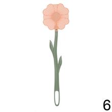 LAPKA NA MUCHY v tvare kvetu s dlhým zeleným držadlom.