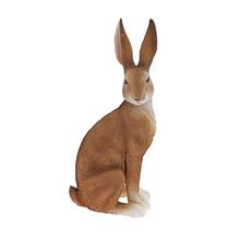 ZAJAC SEDIACI HNEDO-BIELY POLY 17,2*14*37,2CM - FLORASYSTEM