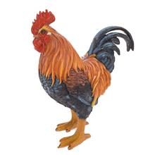 Oranžovo-čierny kohút z polypropylénu.