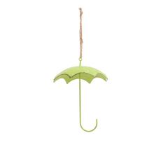 ZÁVES DÁŽDNIK KOV ZELENÝ 11x11x14CM - Závěsné | FLORASYSTEM