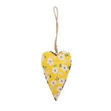 ZÁVES SRDCE KOV VZOR KVET ŽL. 11x6,8x1,3CMCM - Srdíčka | FLORASYSTEM