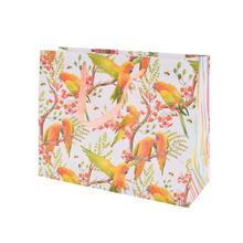 AGB1024306 TAŠKA darč. 33,5x26,5x13cm EXOTIC BIRDS - FLORASYSTEM