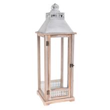 268FL/S LAMPÁŠ BIELO ŠEDÝ M:25*25*52/75H  - Lucerny | FLORASYSTEM