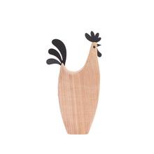 KOHÚT DREVO NAT/ČIER 27*14,5*4CM - FLORASYSTEM