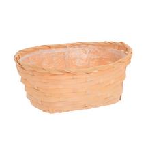 OBAL PRÚTENÝ OVAL NATUR 25X15 H10 - Proutené obaly | FLORASYSTEM