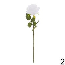 Umelé kvety ruže v mixe zelenej a bielej farby.