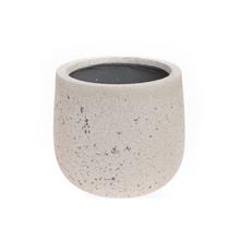 KV-33 KVETINÁČ UMELÝ KAMEŇ CREA LIME VYSOKÝ PIESKOVÝ 29x26CM - FLORASYSTEM