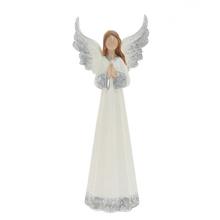 ANJEL MODLIACI BIE/STR POLY 11*8,5*27,5CM - Bílý | FLORASYSTEM