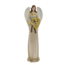 ANJEL KRÉMOVÝ, ZLATÝ VENIEC 13*9*39CM - FLORASYSTEM