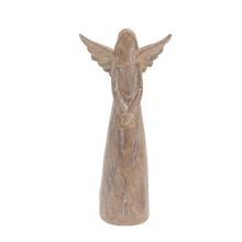 ANJEL SO SRDCOM DREVENÝ VZHĽAD POLY 10*7*24CM - FLORASYSTEM