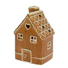 PERNÍKOVÝ DOMČEK NA SVIEČKU DOLOMIT 10,8*8,3*16,8CM - Keramika 10- 25cm | FLORASYSTEM