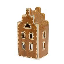 PERNÍKOVÝ KOSTOL NA SVIEČKU DOLOMIT 11,4*9,1*20,5CM - Keramika 10- 25cm | FLORASYSTEM