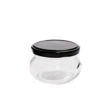 POHÁR 150ml sklo/ viečko čierne *2363 - Zavařování | FLORASYSTEM