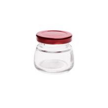 POHÁR 50ml sklo/ viečko červ. *2417 - FLORASYSTEM