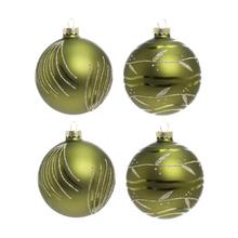 VIAN. GULE PIST/ZLA SKLO S/4 8CM - Skleněné | FLORASYSTEM