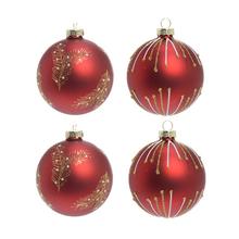 VIAN. GULE ČER/ZLA SKLO S/4 8CM - Skleněné | FLORASYSTEM