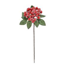 ZÁPICH ŠÍPKY ČERVENÉ, ZELEŇ ZASNEŽ. 33CM - FLORASYSTEM