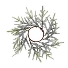 VENIEC ČEČINA ZELENÝ ZASNEŽENÝ 27CM - FLORASYSTEM