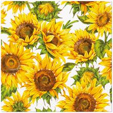 SDL235300 SERVíTKY 33x33 cm/20ks/3vrstDANCING SUNFLOWERS - Ubrousky | FLORASYSTEM