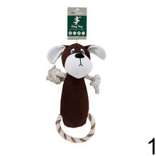 Hračky pre psa v tvare zvierat s lanom