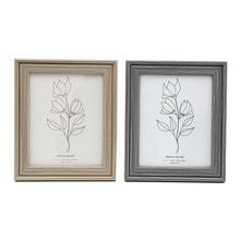 FOTORÁMIK antik mix sivá/krém 8x10cm  - Fotorámečky | FLORASYSTEM