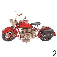Retro motocykel dekorácia 28 cm
