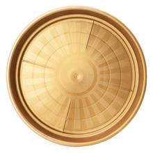 100 MISKA JAWNA ZLATÁ 16CM - Miska okrúhla pod kvetináč | FLORASYSTEM