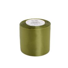 SATEN STUHA 64mm / 10M BARVA 108 ZELENÁ TM. - Saténové | FLORASYSTEM