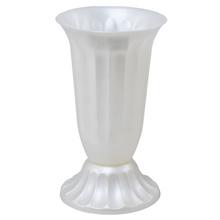 064 VÁZA UH VRÚBKOVANÁ 14 PERLA /14xV24CM/ - Vázy hřbitovní | FLORASYSTEM