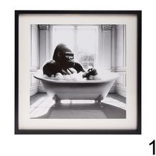 Obraz s motívom kúpajúcich sa zvierat.