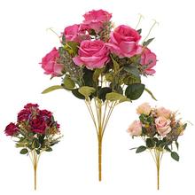 KYTICA RUŽA x11 50CM MIX 3F  - Růže kytice | FLORASYSTEM