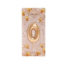 SVIEČKA číslo zlatá 0 - FLORASYSTEM