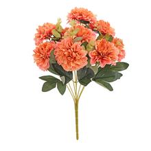 KYTICA DAHLIA 3D 46CM ORANŽOVÁ - Gerbera, jiřina | FLORASYSTEM