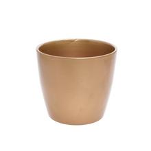 OBAL KER. HLADKÝ ZLATÝ ORO 25XV22CM - Obal metal | FLORASYSTEM