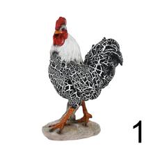 Kohút a sliepka z polyrezu, mix farieb.