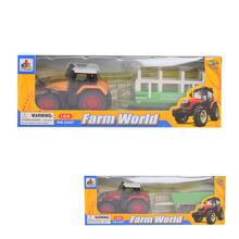 Traktor s prívesom 15cm - Autíčka, motorky, vlaky, letadla | FLORASYSTEM