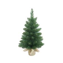 VIANOČNÝ STROMČEK ZAŤAŽ. SMREK V JUTE 60cm - Stromky zatížené | FLORASYSTEM