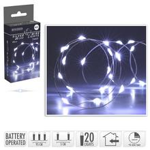 LED SVETIELKA /20/ drôt BO SILVER WIRE W,IND, TIMER AX9730100 - FLORASYSTEM