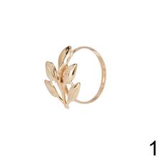 Obrúčky na servítky s listami, sada 4 kusy.