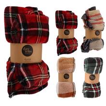 PREHOZ vian káro 150x125cm 4ASS AAE820070 - Ubrus, polštář, deka | FLORASYSTEM