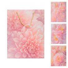 DARČEKOVÁ TAŠKA L 40*30*12CM KVETY GLITTER - Taška L 44x31x12cm | FLORASYSTEM