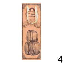 Darčeková taška na víno s dekoratívnym vzorom.