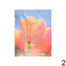 Darčeková taška s tulipánmi a trblietkami.