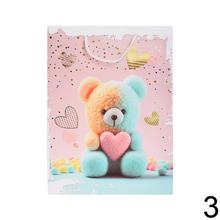 Darčeková taška s medvedíkom so srdcom