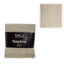 Obrúsky Villia zelené, 4 kusy - d40xš40cm - Bytový textil | FLORASYSTEM