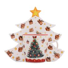 ŠÁLKA vian stromček 400ml str - Šálky vánoční | FLORASYSTEM