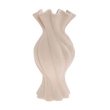 VÁZA Mica Decorations Steph béžová - v40xh18cm - Keramika jednobarevná interiérová | FLORASYSTEM