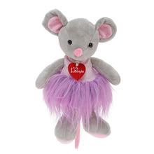 Myška Akiko šedá 30 cm - FLORASYSTEM